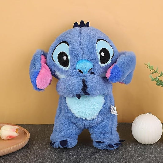 "Peluche morbido con luce tenue e suoni rilassanti, ideale per il sonno dei bambini, disponibile in varianti adorabili."