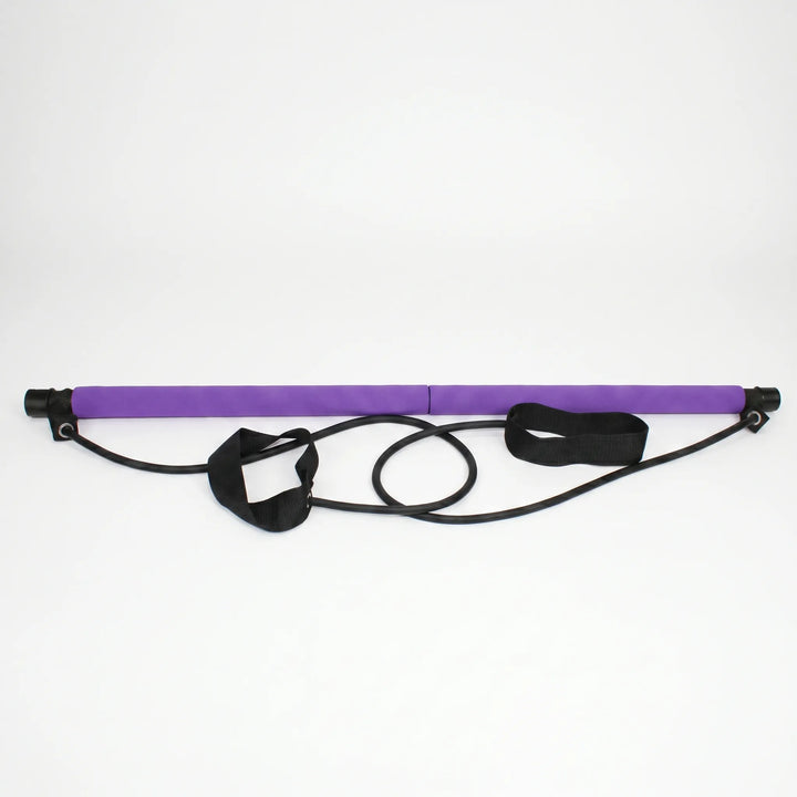 Adjustable Pilates stick bar for full body exercise. Enhance your workout at home with this portable fitness tool.