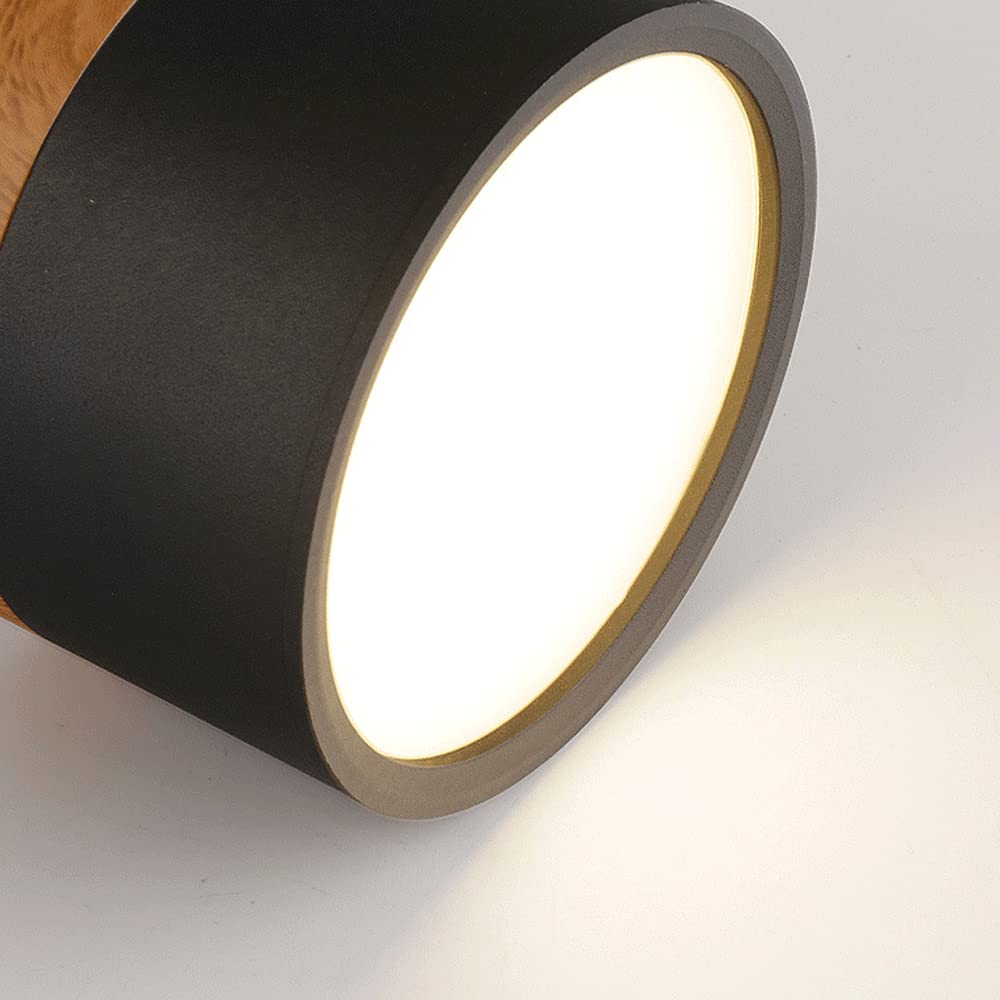 "Plafoniera cilindrica LED moderna per interni, struttura in alluminio, finitura elegante, luce uniforme, disponibile in vari