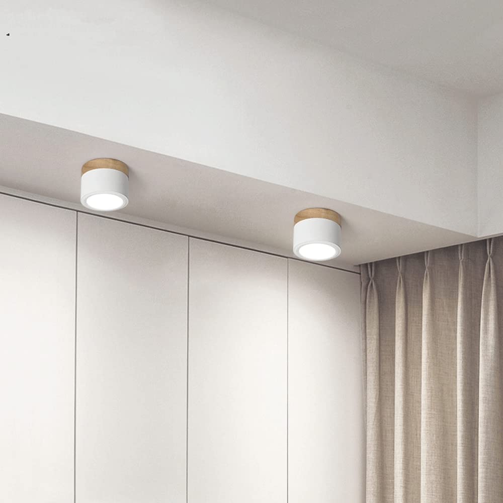 "Plafoniera cilindrica LED moderna per interni, struttura in alluminio, finitura elegante, luce uniforme, disponibile in vari