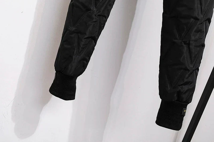 Versatile women's plus size thermal joggers, comfortable for cool weather year-round.