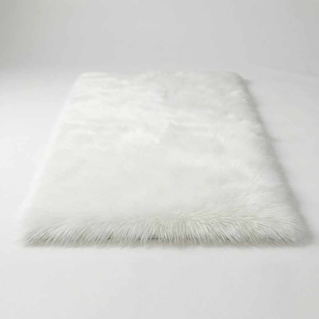 Flowique wave pattern area rug. Super soft plush shag texture, non-slip design, perfect statement piece.