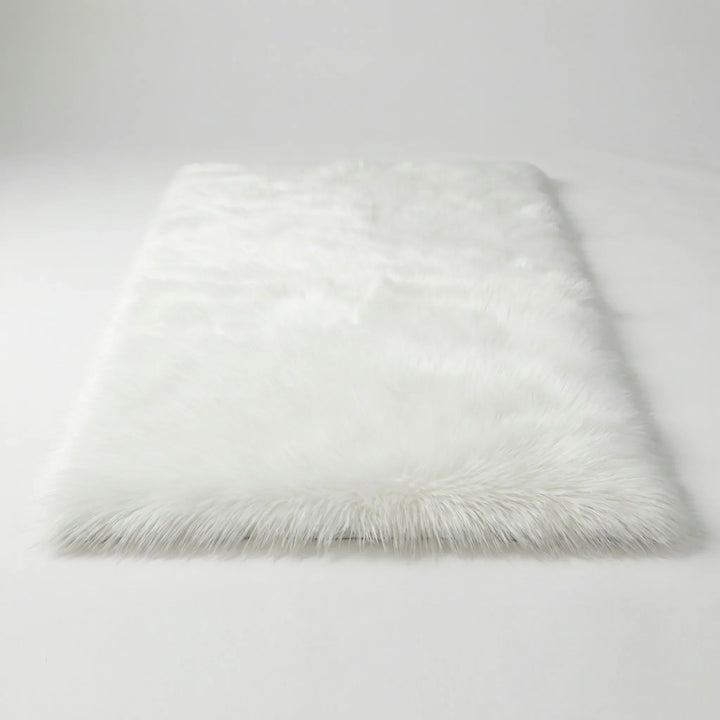 Flowique wave pattern area rug. Super soft plush shag texture, non-slip design, perfect statement piece.