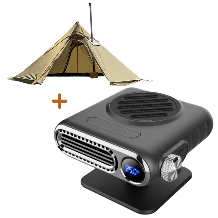 Portable car heater for quick heat in cold vehicles, a must-have for winter travel
