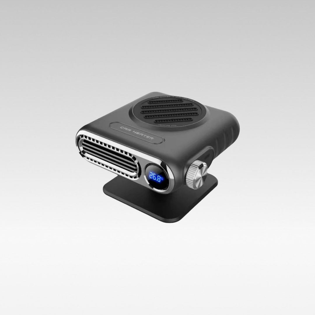 Portable 12V car heater, rapid defrosting windshield with warm air, winter driving essential