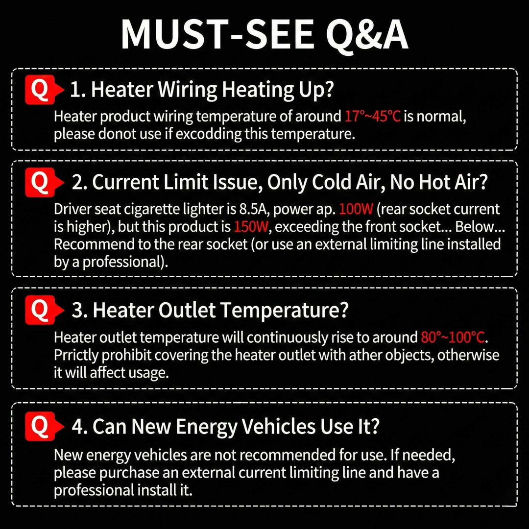 In-car heater, 24V, compact design, providing supplementary warmth for cold spells