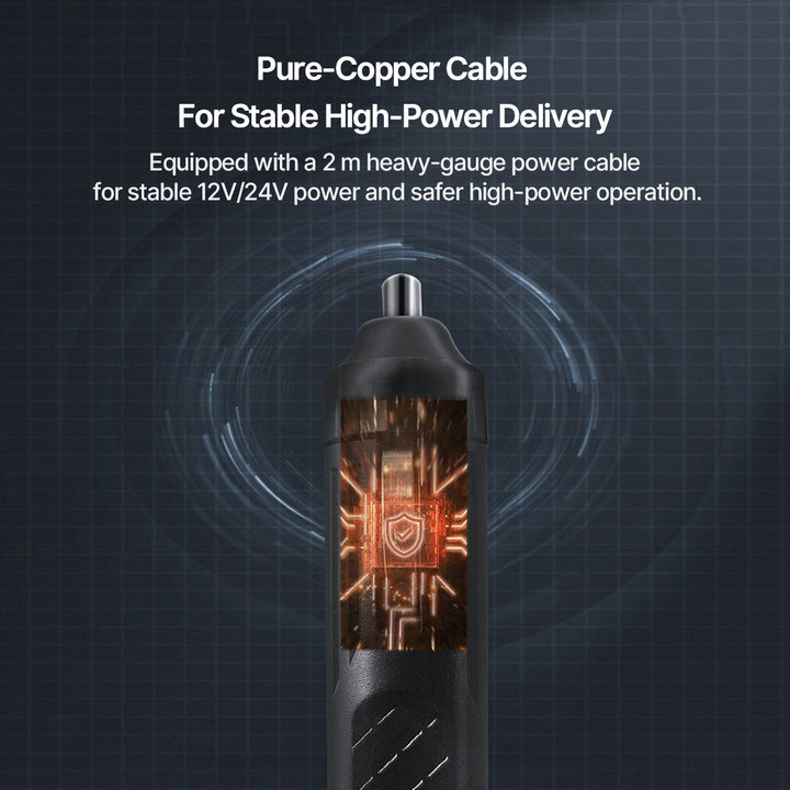 Portable 12V car windshield defroster, quick auto heating, essential winter accessory