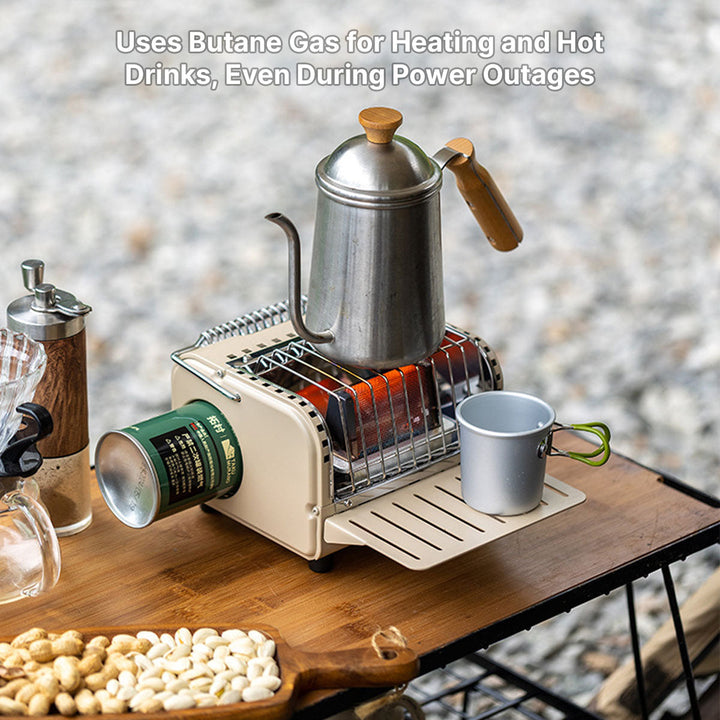 Travel heater: butane camping warmer, ensuring warmth on any outdoor trip