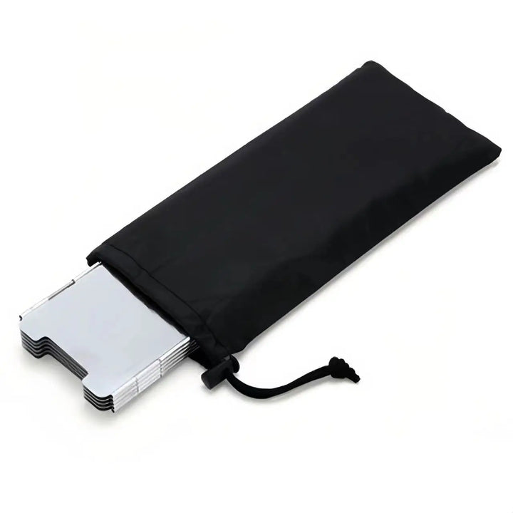 Foldable gas stove windshield for camping, hiking, and picnic cooking accessories