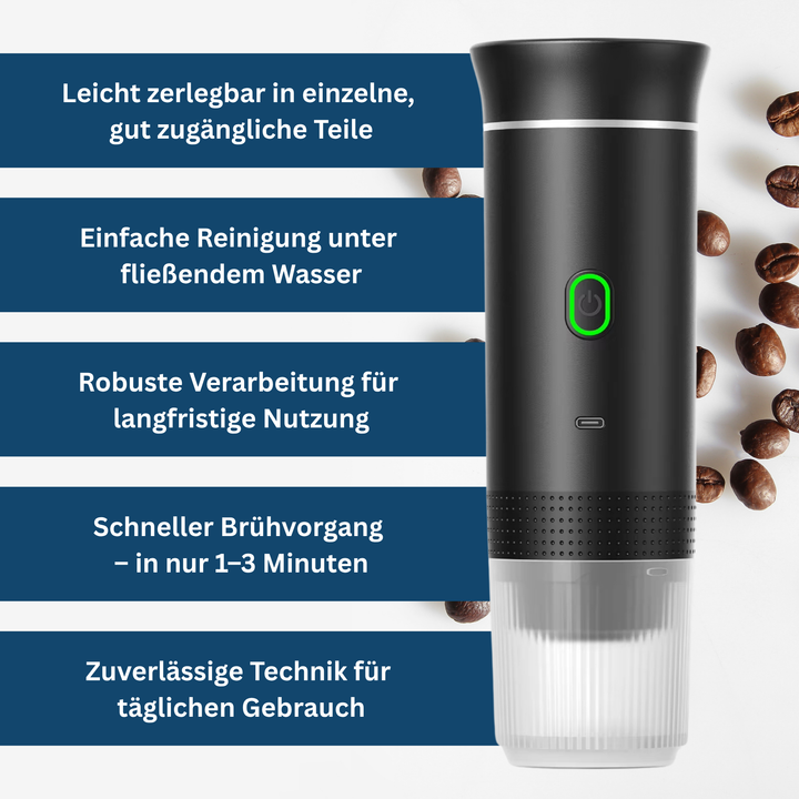Outdoor coffee maker, durable and portable, enjoy barista-quality espresso anywhere