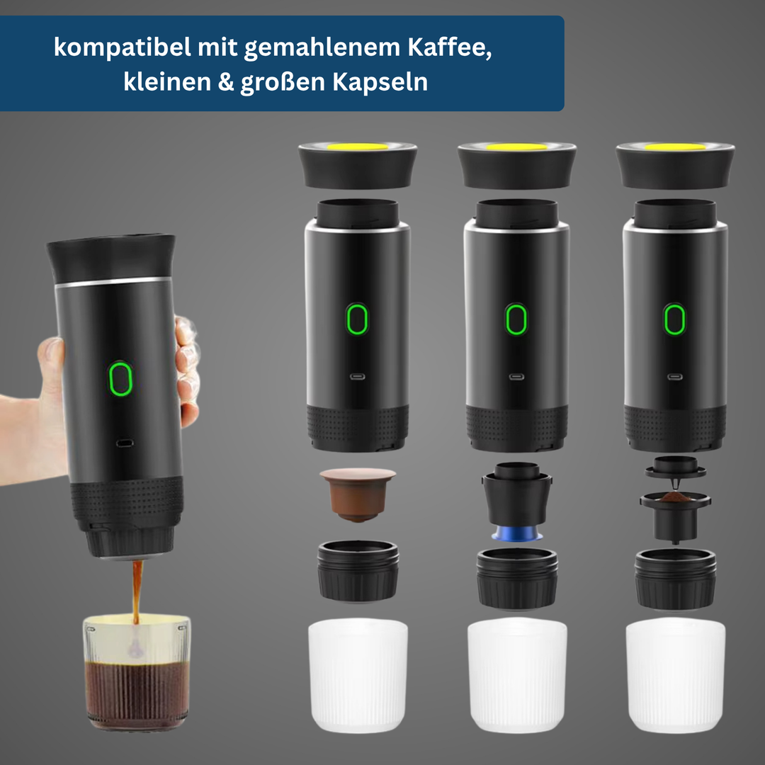 Portable coffee gadget, versatile for various settings, ensuring your coffee fix outdoors