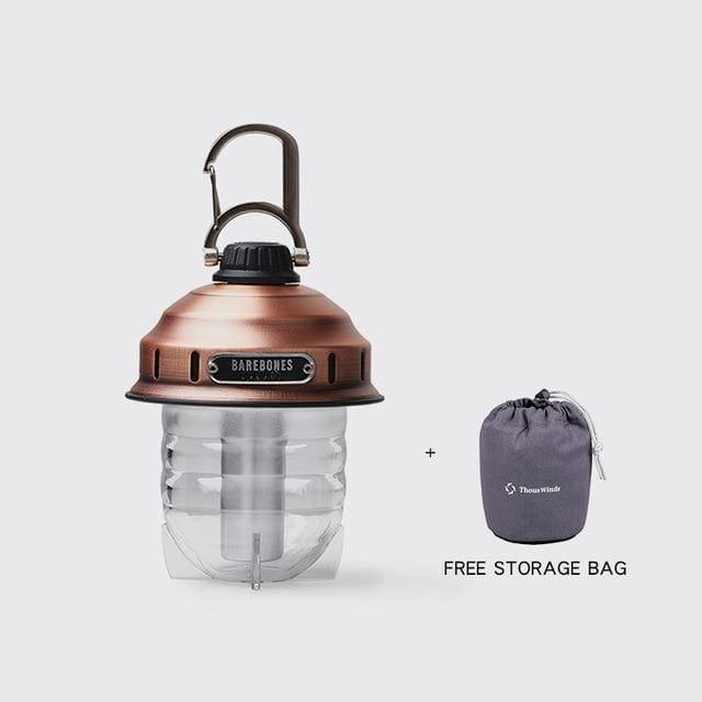 Unisex portable camping lantern, perfect outdoor light & hiking gear, rechargeable