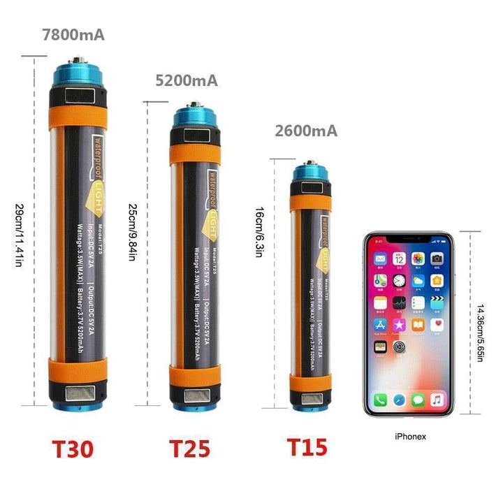 Bright LED flashlight for emergency lighting and outdoor activities