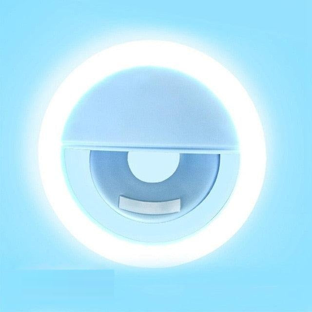 Dimmable LED clip light ensures perfect lighting for stunning selfies, video calls, and streaming.