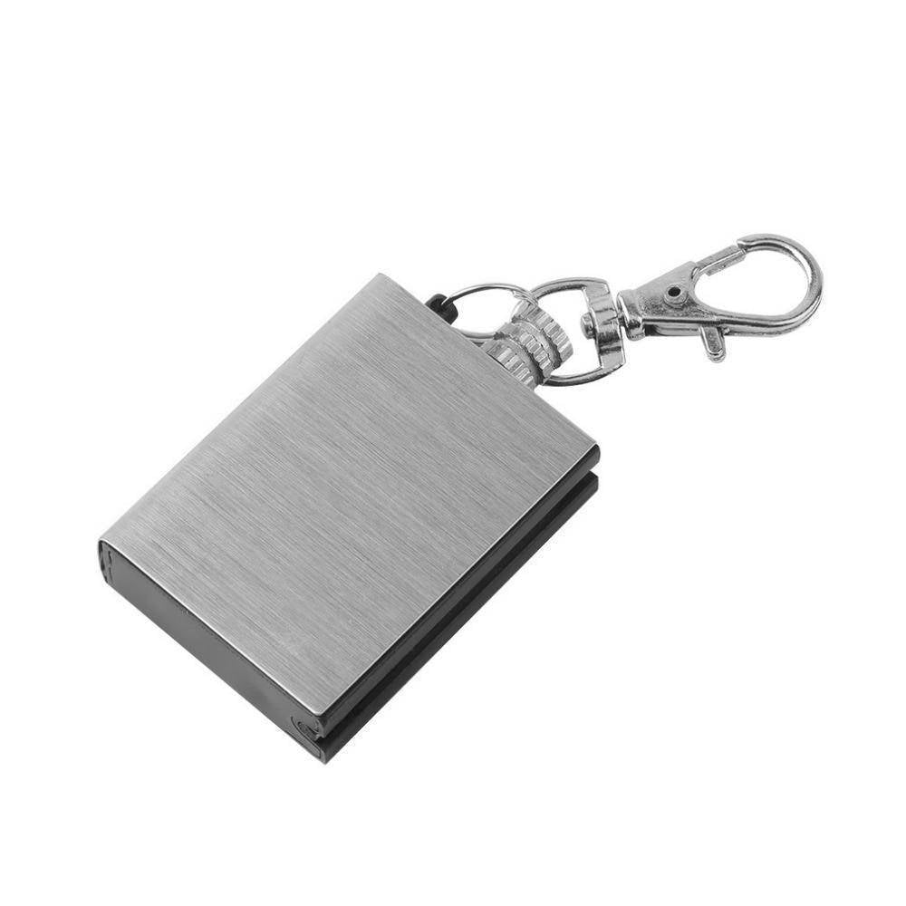Collection of camping gear including a Portable Metal Flint Match, crucial for outdoor survival and hiking.