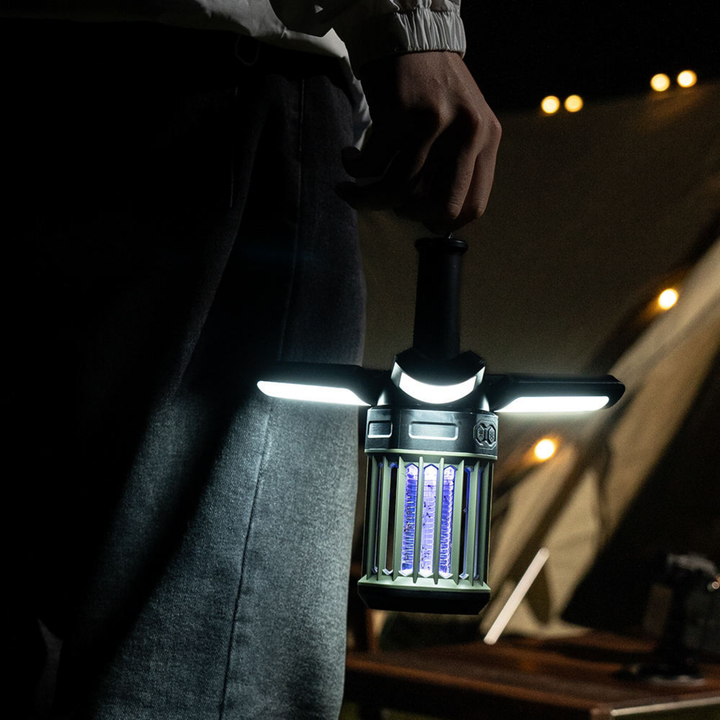 Lightweight mosquito repellent lantern, an efficient pest control solution and handy portable light for campers.