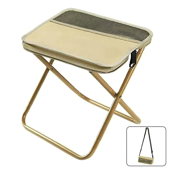 Versatile camping chair, portable and lightweight with an essential carry bag.