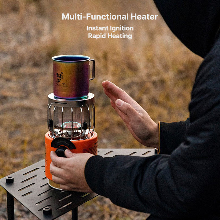 Camping stove and heater combo, an essential for any outdoor enthusiast's travel gear