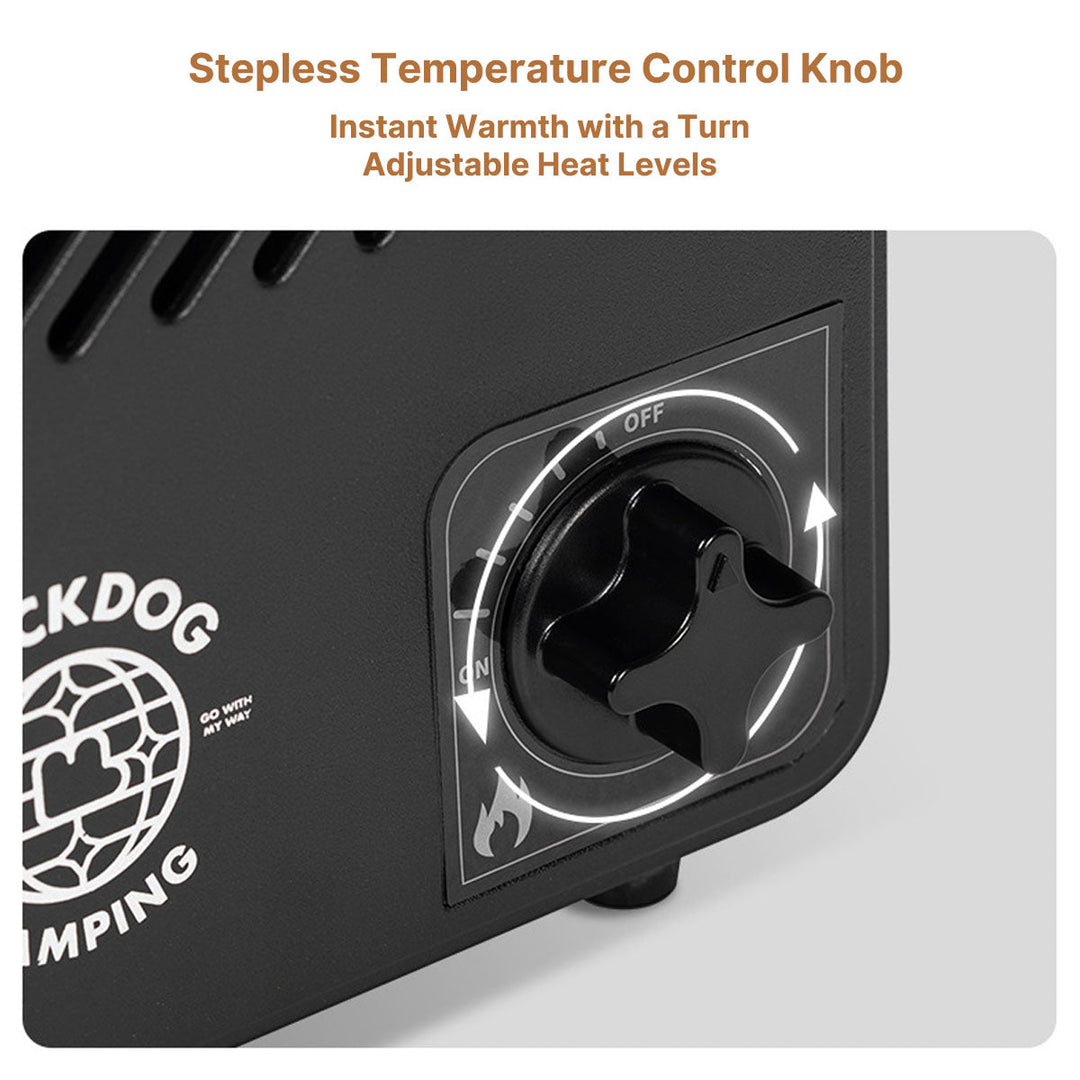 Compact multifunction outdoor heater and boiler, perfect for winter camping and emergencies