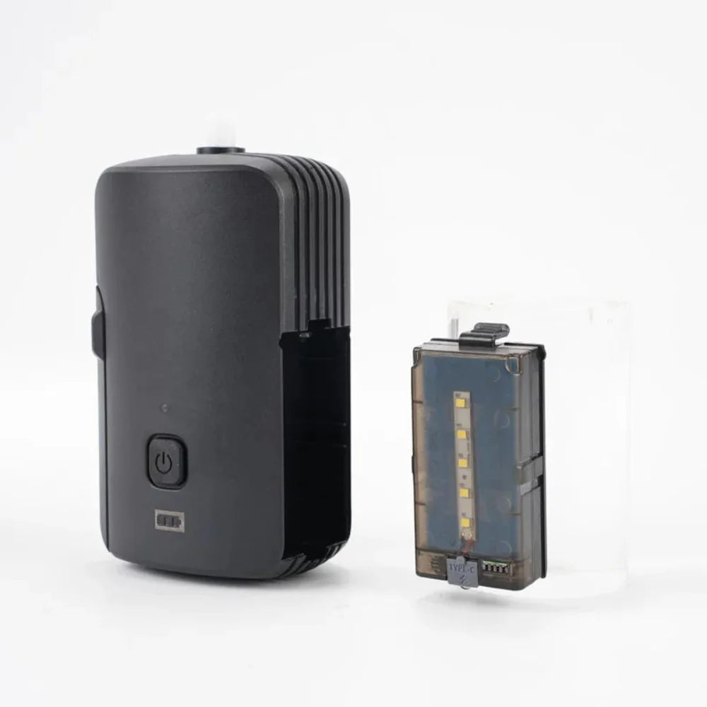 Travel-friendly portable shower pump for camping, offering a refreshing stream for personal hygiene