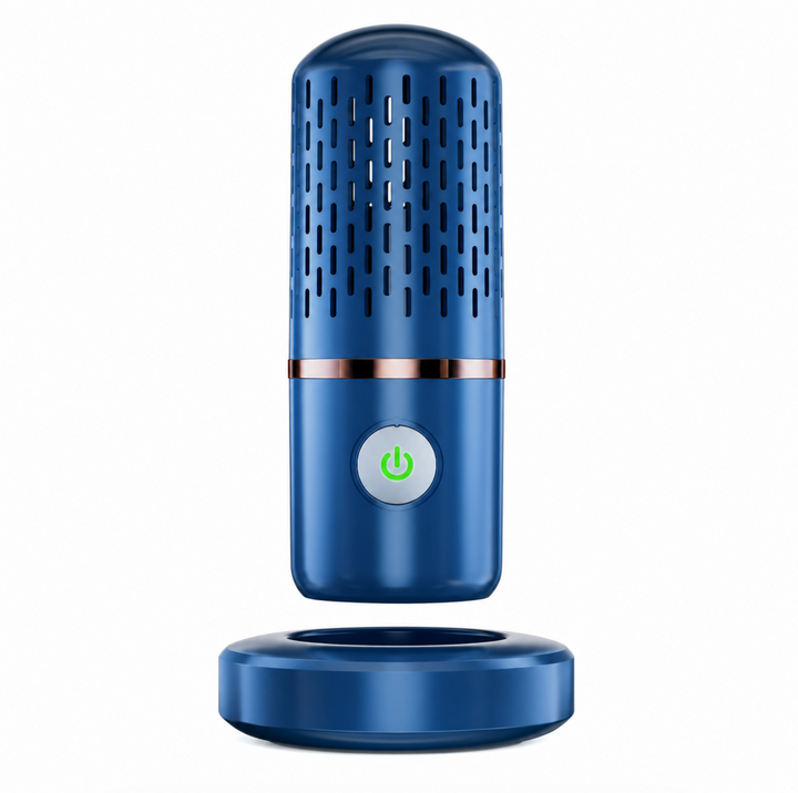 Portable produce purifier effectively cleans fruits & vegetables, a cordless food detoxifier for healthier meals.