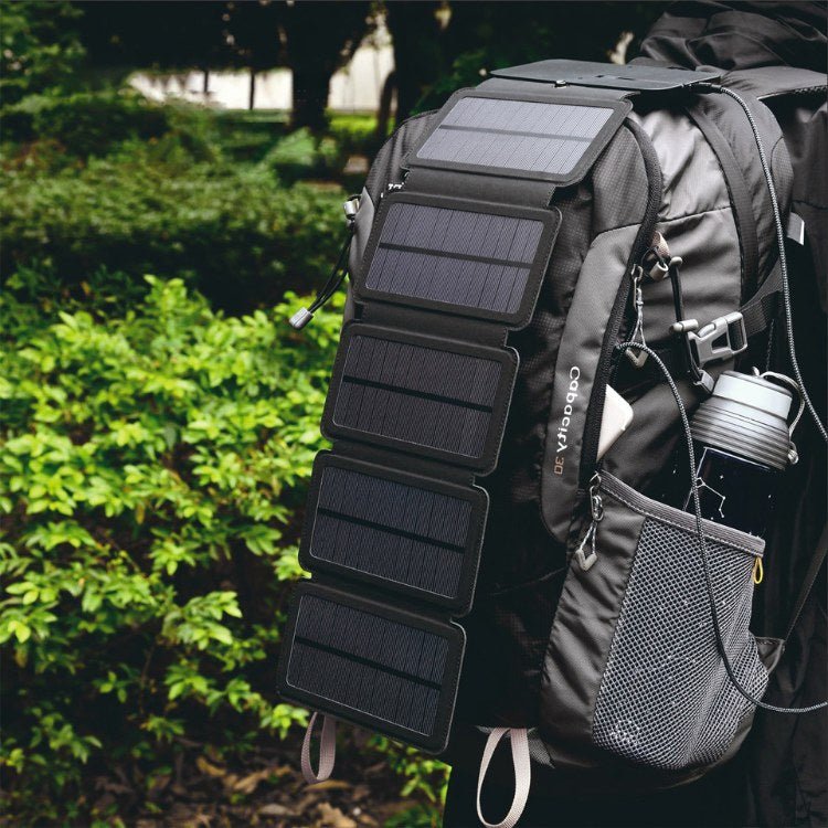 Portable solar panels for camping, backpacking & outdoor electronics charging