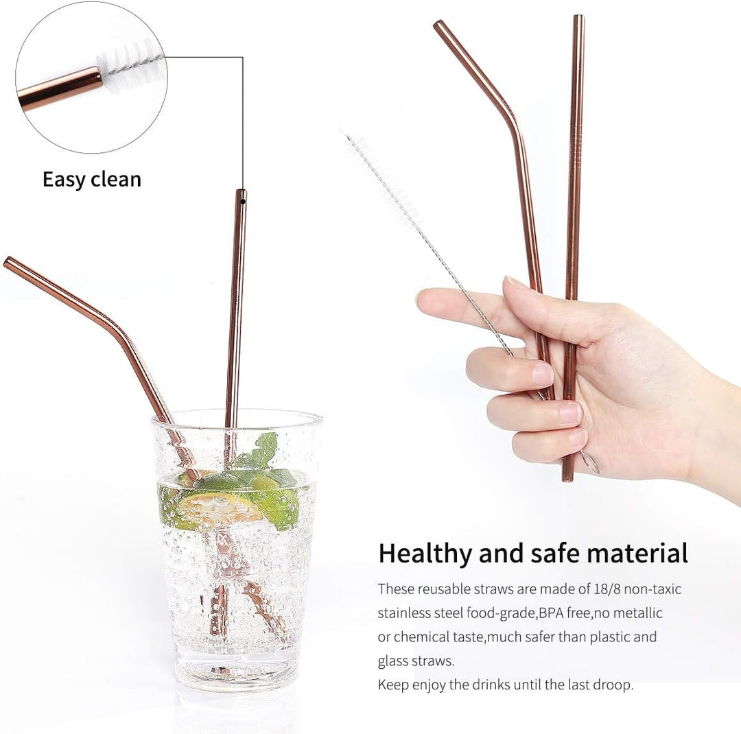 Stainless steel portable cutlery set, ideal for eco-conscious travelers.
