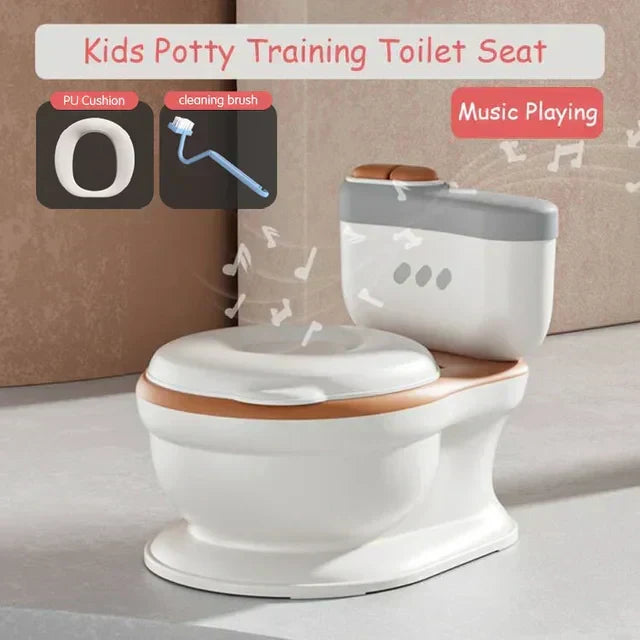 PottyPal musical potty training seat for toddlers, making toilet time fun and comfortable.