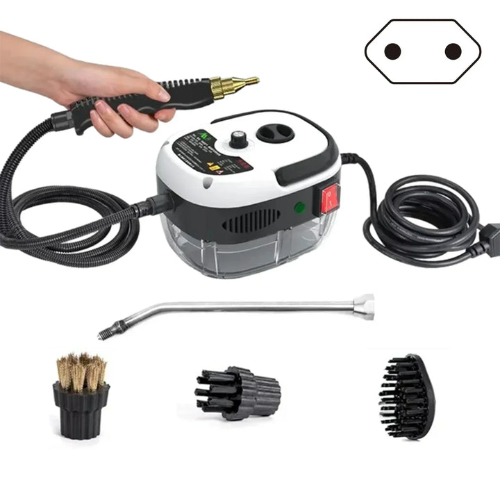 Powerful 2500W steam cleaner for comprehensive home & kitchen deep cleaning, easy to use.