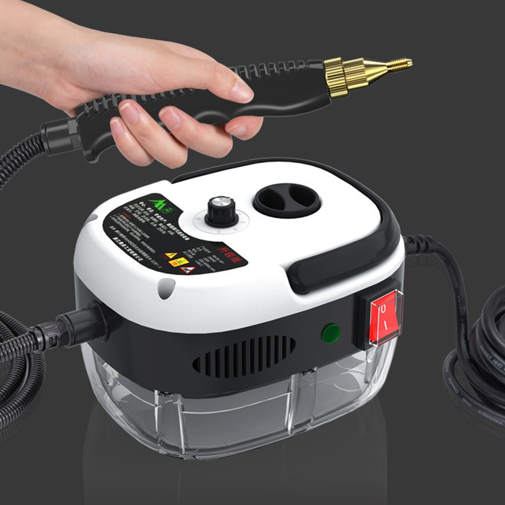 Home deep cleaning steam cleaner, 2500W, ideal for floors, tiles & grout with adjustable settings.