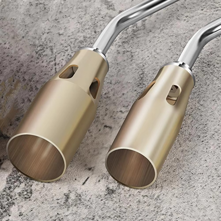 Powerful propane weed torch, an eco-friendly garden tool for effortless vegetation removal.