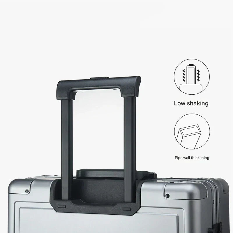 High-quality aluminum hardshell luggage with TSA lock, durable & lightweight for all your travel adventures.