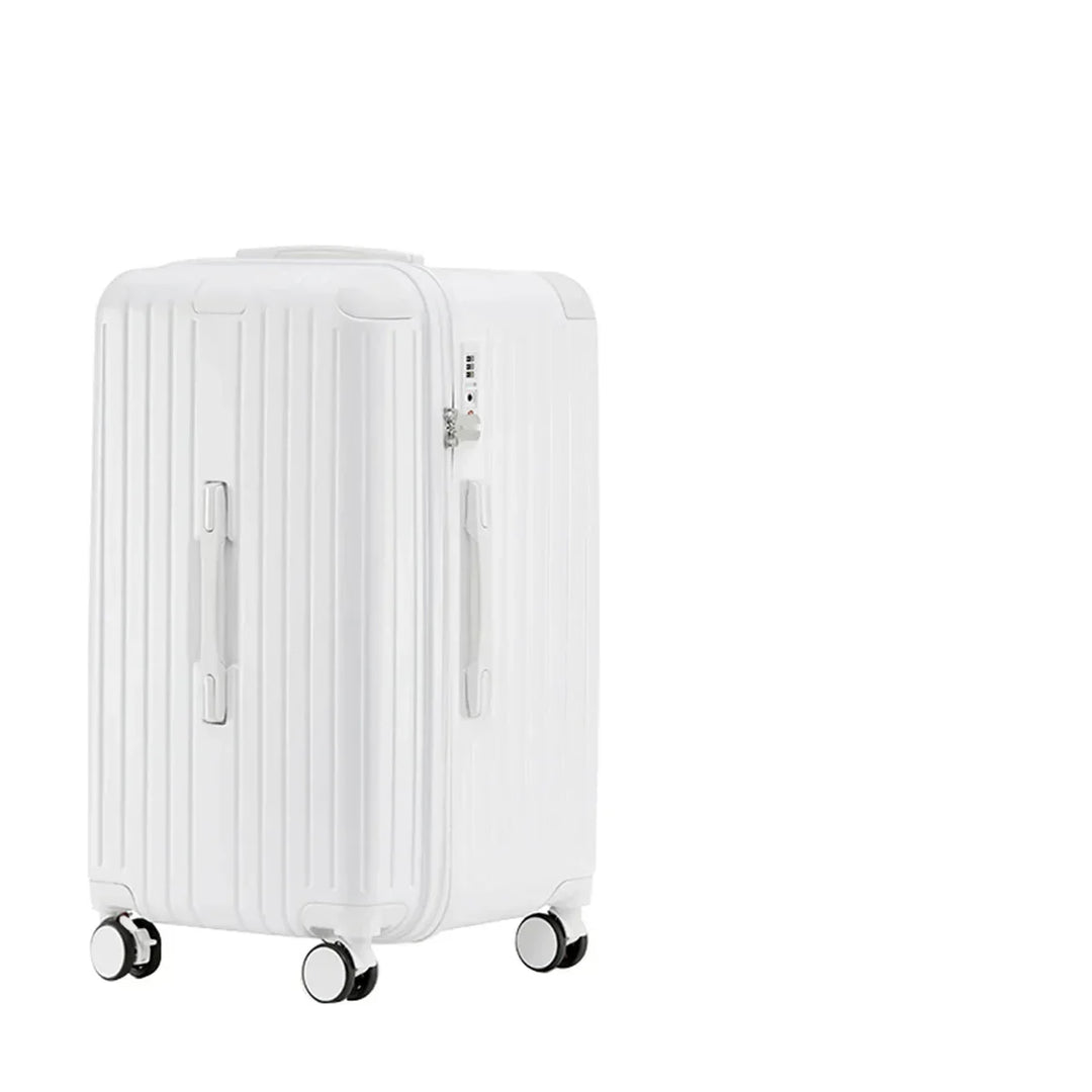 Versatile hardshell luggage, Milano Voyager, perfect as a carry-on or checked suitcase for travel.