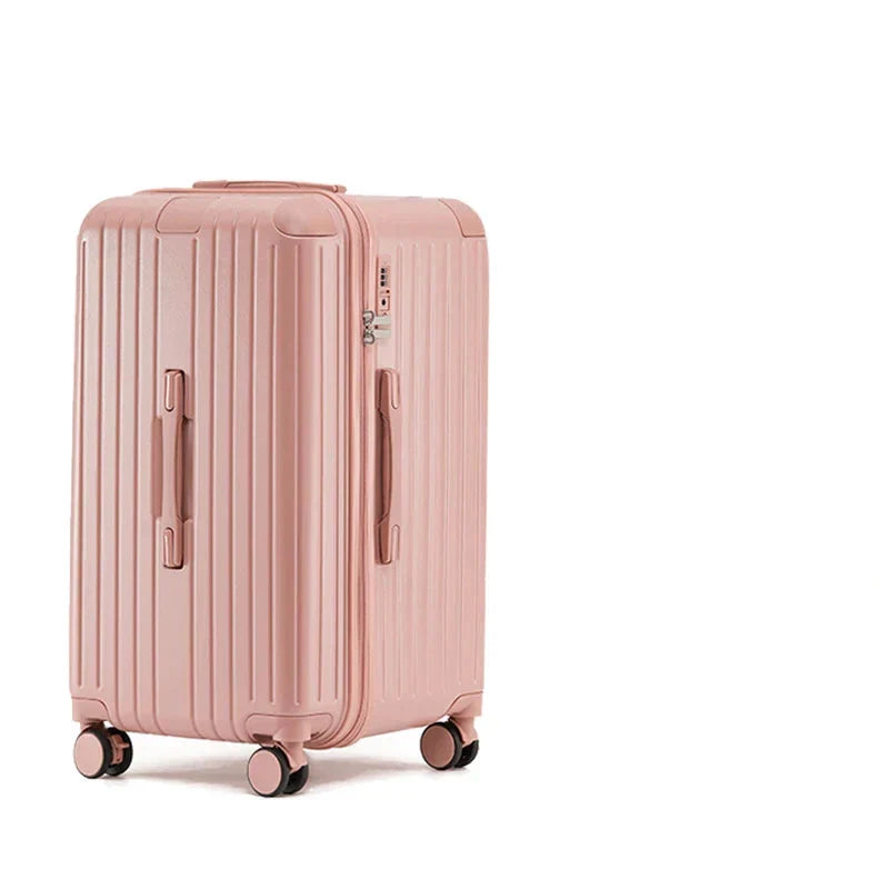 Modern Milano Voyager hardshell travel suitcase with USB charger for convenient tech-friendly trips.
