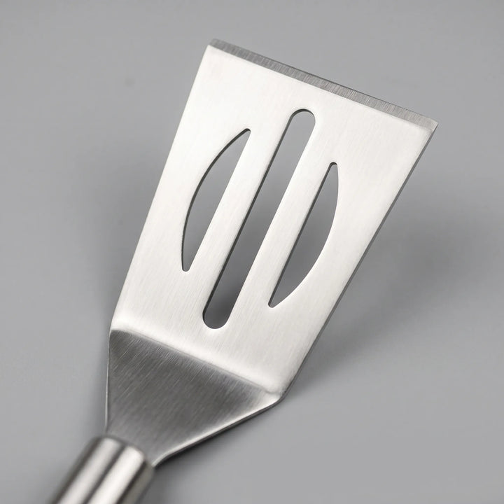 High-quality stainless steel BBQ utensil set for premium grilling experiences, perfect for any outdoor kitchen.