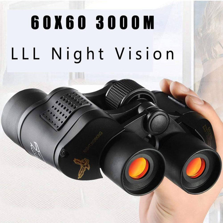 Professional HD hunting binoculars; ideal for long range outdoor birdwatching and camping.
