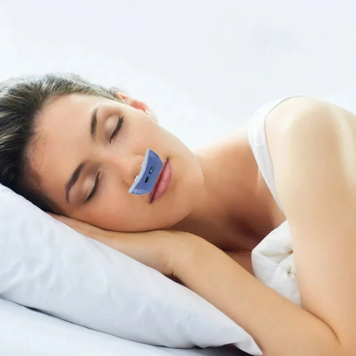 Advanced quiet CPAP aid with respiratory support technology for effective snoring & sleep apnea relief.