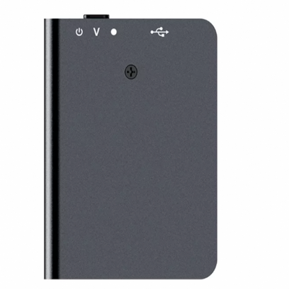 "Registratore vocale compatto 16/32 GB audio HD, dispositivo piccolo nero, ideale per registrazioni discrete e di qualità."