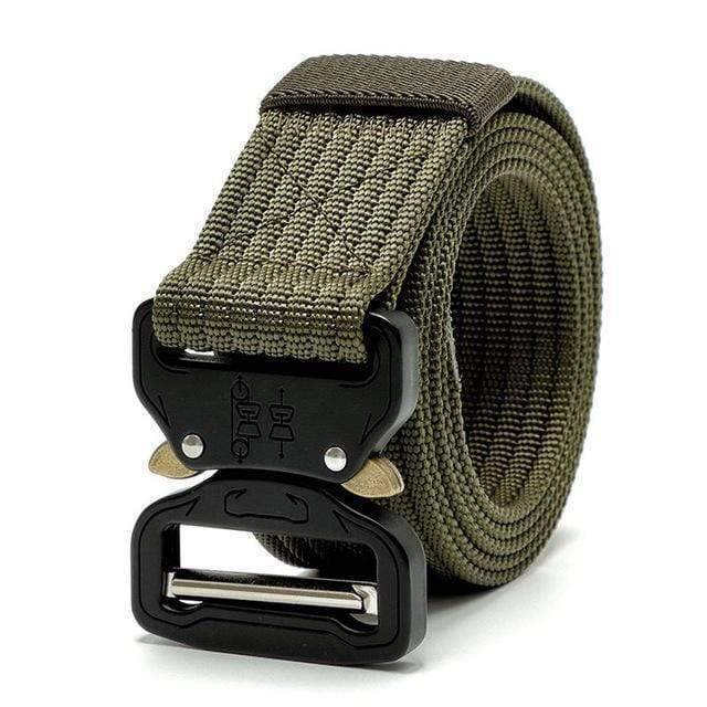 Rugged men's quick release belt, heavy duty nylon webbing, perfect for tactical and outdoor gear