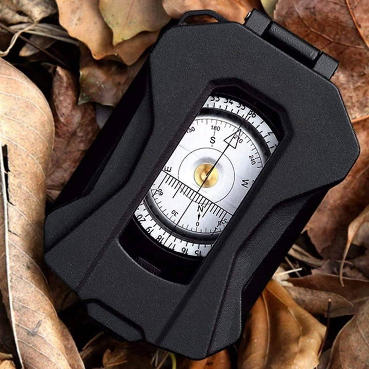 Rugged military-grade professional compass for outdoor navigation and survival, waterproof
