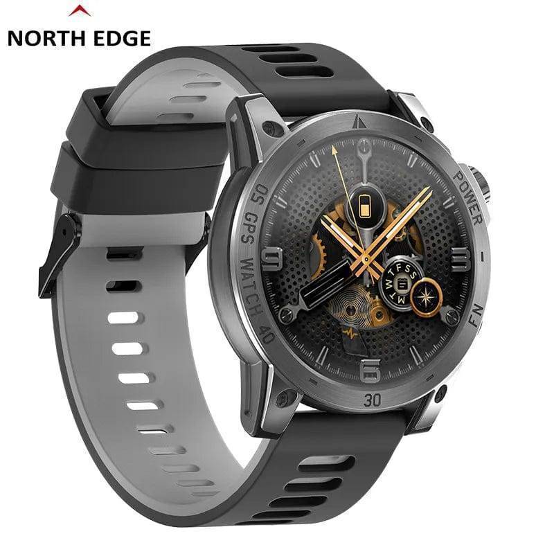 Unisex outdoor sports smart watch featuring GPS, altimeter, barometer, compass, ideal for adventurers.