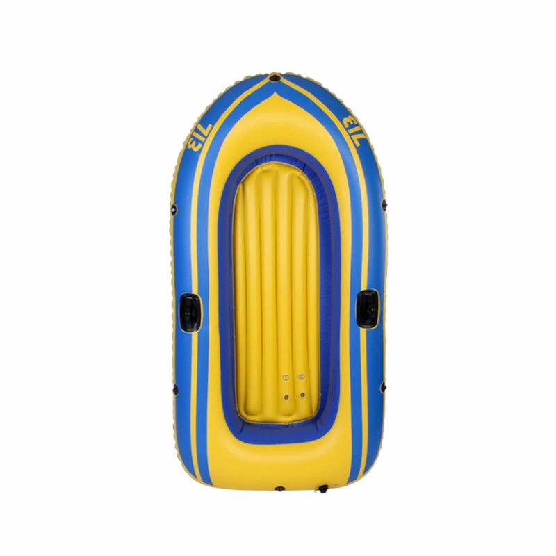 SafeFloat recreational inflatable boat, perfect for outdoor water adventures and fishing trips