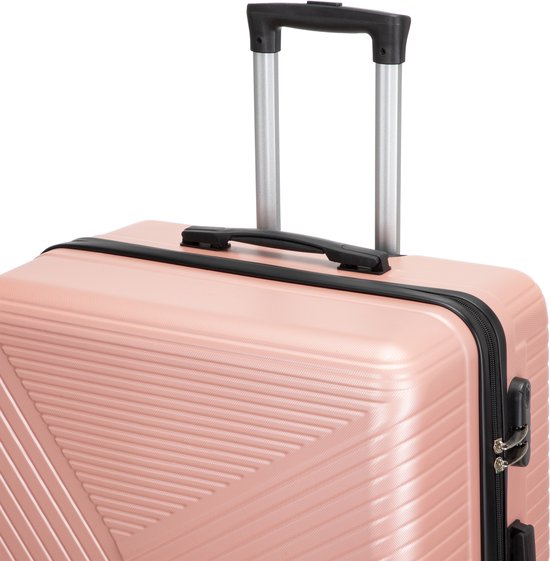 Santorini 2-piece hardshell suitcase set. Carry-on & check-in sizes for organized, secure travel essentials.