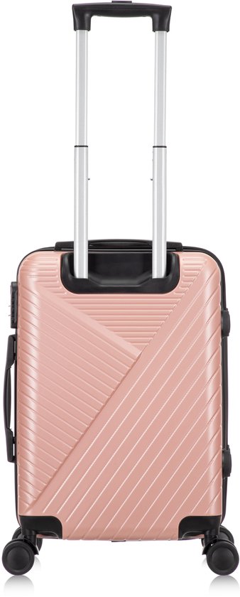 Elegant Santorini 2-piece hardshell luggage set. Ideal for stylish, organized vacation travel.