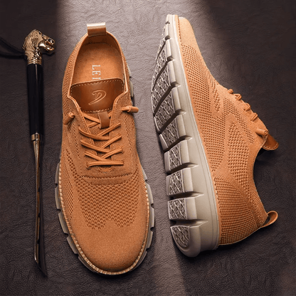 "Scarpe da uomo in pelle elegante, verdi, caramello, marroni, nere e bianche; stile versatile e comfort eccezionale."