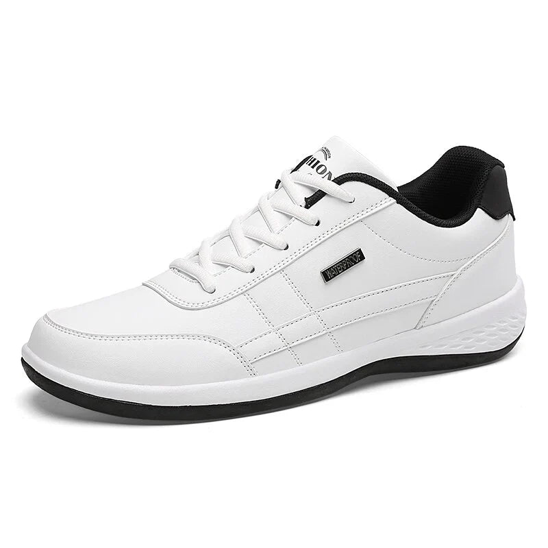 "Scarpe ortopediche uomo blu con suola antiscivolo, supporto eccellente, design traspirante, comfort massimo."