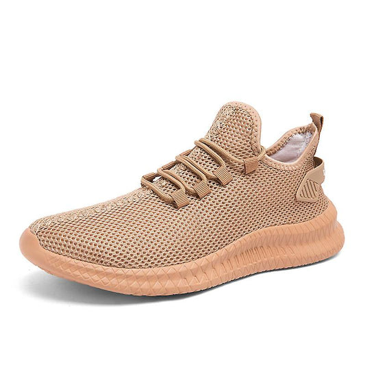 "Scarpe ortopediche uomo con design moderno, suola antiscivolo, colori beige, bianco, grigio, nero, taglie 39-46."
