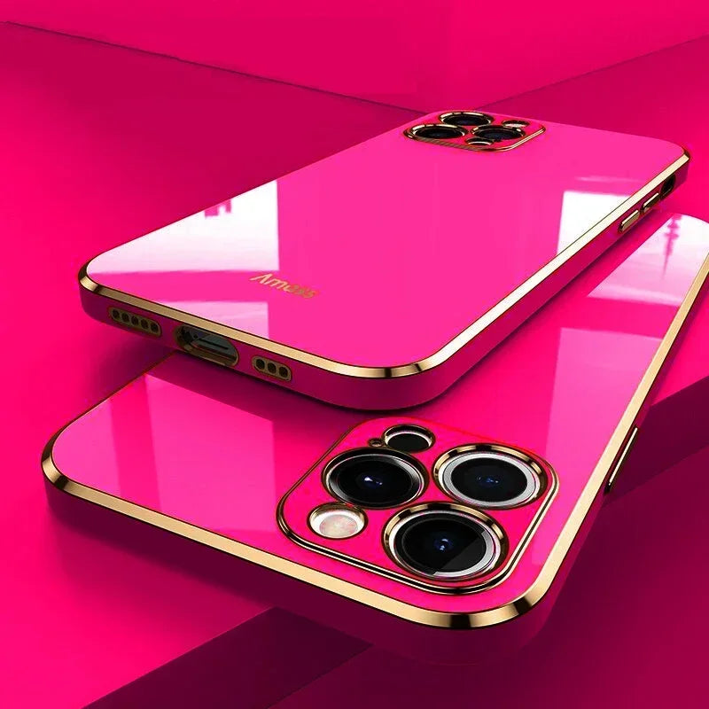 Anti-slip, scratch-resistant iPhone case; a durable smartphone cover offering enhanced grip and full protection.