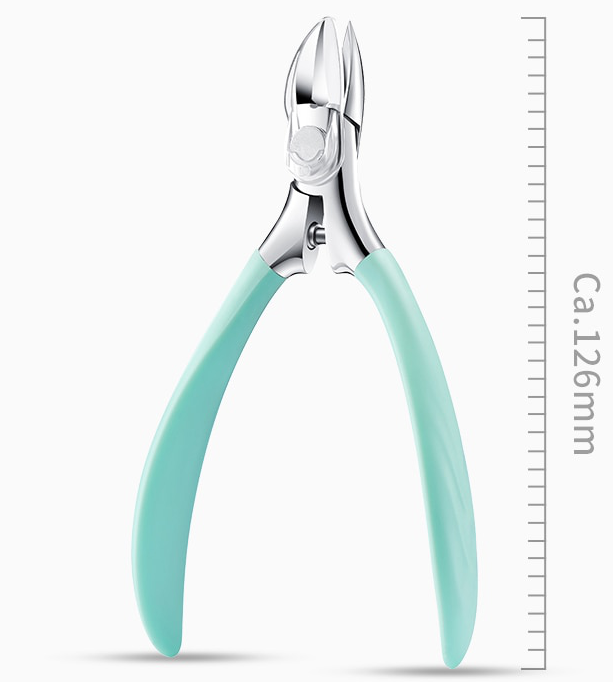 Professional toenail clipper for seniors with thick & ingrown nails; premium stainless steel foot care & grooming.