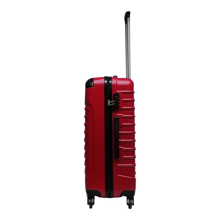Siena Rosso travel accessories: 2-piece red hard shell luggage set. Stylish & functional suitcases.